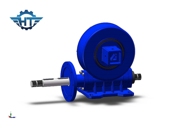 Αγορά Vertical Single Worm Slew Drive Gearbox With 230VAC Gear Motor For Solar Tracking System online manufacture