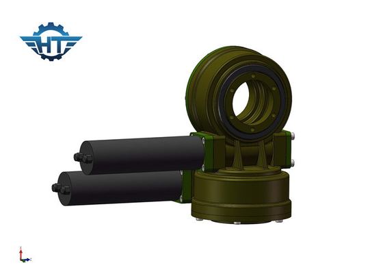 Αγορά High Backlash Small Dual Axis Slew Drive Worm And Gear Structure For Solar Tracking System online manufacture