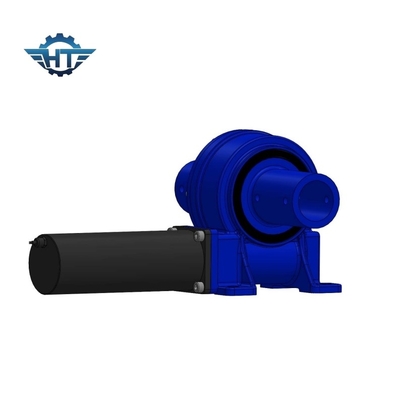 VE5 μοντέλο οριζόντια τοποθετημένη σφήκα Gear Slew Drive με 24V DC Brushed Gear Motors για ηλιακά ιχνηλατήρες